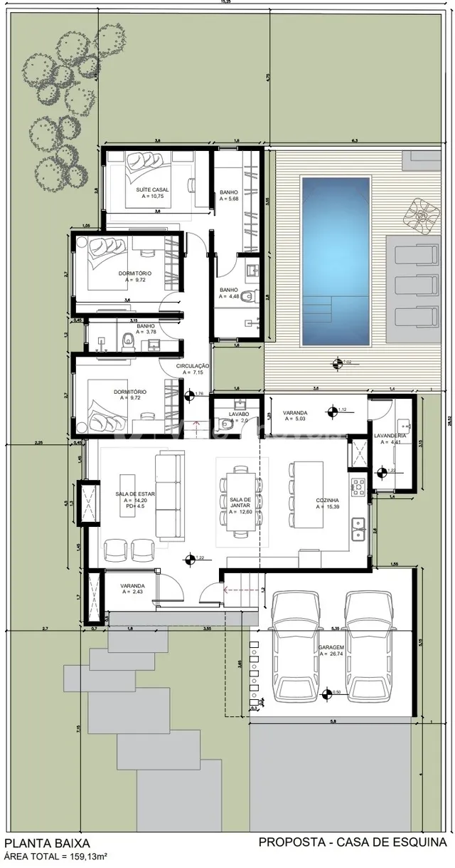 Casa com 3 dormitórios, foto 4