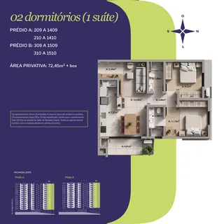 Apartamento com 2 dormitórios, foto 3
