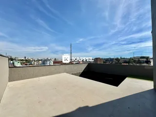 Vista panorâmica da cidade de Lajeado a partir de um terraço.