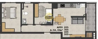 Apartamento com 2 dormitórios, foto 6