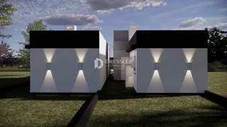 Fachada moderna de uma residência em Lajeado, Brasil.