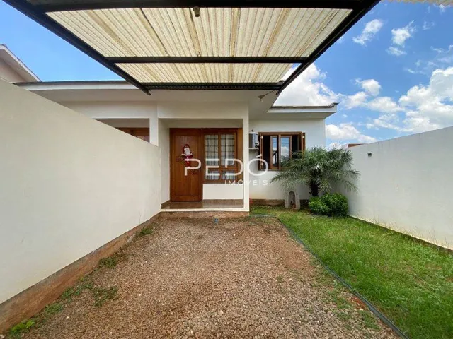 Fachada de uma residência em Lajeado, Brasil.