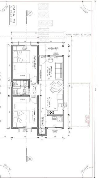 Casa com 2 dormitórios, foto 2