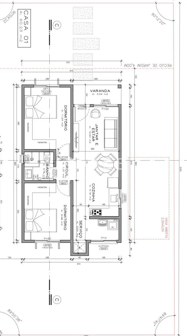 Casa com 2 dormitórios, foto 2