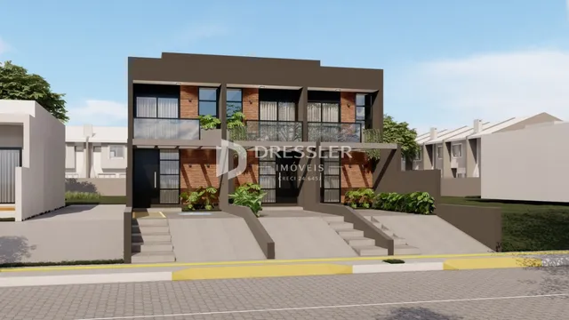 Fachada de um imóvel residencial em Lajeado, Brasil.