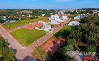 Vista aérea de um terreno residencial em Lajeado, Brasil.
