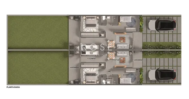 Casa geminada com 2 dormitórios, foto 4