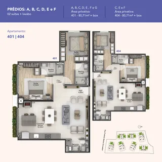 Apartamento com 2 dormitórios, foto 4
