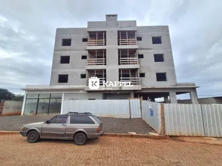 Fachada de um prédio de apartamentos em Lajeado, Brasil.