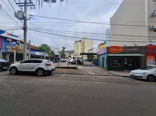 Vista da fachada de uma residência em Lajeado, Brasil.