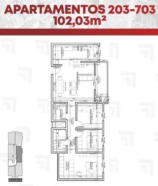 Apartamento com 3 dormitórios, foto 8