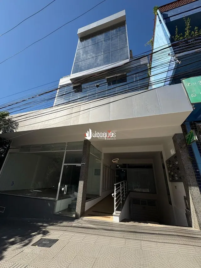 Fachada moderna de um imóvel em Lajeado, Brasil.