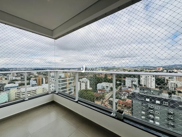 Vista panorâmica da paisagem urbana de Lajeado, Brasil, vista de um terraço.