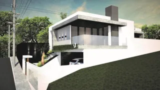 Fachada moderna de uma casa em Lajeado, Brasil.