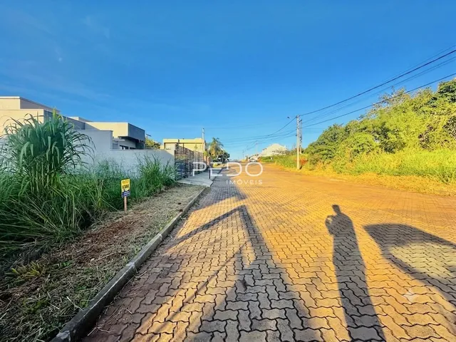 Vista da rua e vegetação ao lado de uma propriedade em Lajeado.