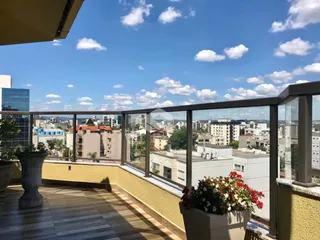 Vista da varanda com vista para a cidade de Lajeado.