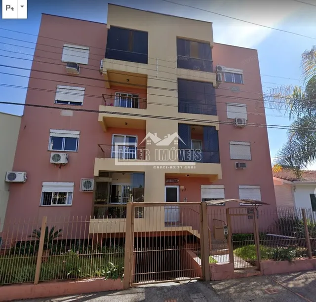 Fachada de um prédio residencial na Lajeado, Brasil.
