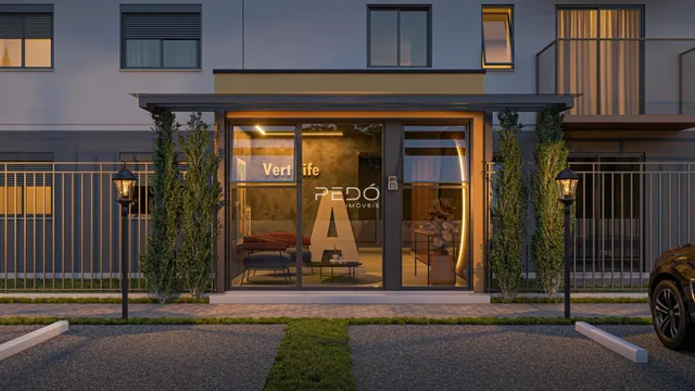 Fachada moderna de um imóvel residencial em Lajeado, Brasil.