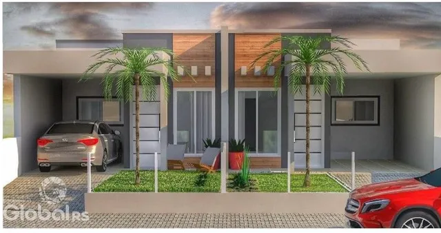 Casa geminada com 2 dormitórios