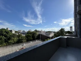 Vista da cobertura com paisagem da cidade de Lajeado.