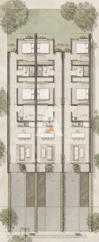 planta baixa de um imóvel residencial em Lajeado, Brasil