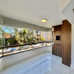 Vista externa de um apartamento com vista para a paisagem em Lajeado, Brasil.