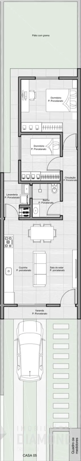 Casa geminada com 2 dormitórios, foto 4