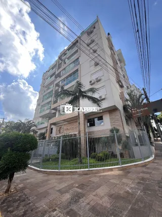 Fachada de um edifício residencial em Lajeado, Brasil.