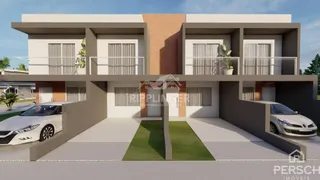 Fachada de um imóvel residencial moderno em Lajeado, Brasil.