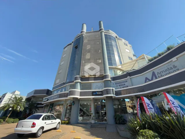 Fachada moderna de um edifício residencial em Lajeado, Brasil.