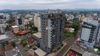 Vista da fachada de um edifício residencial em Lajeado, Brasil.