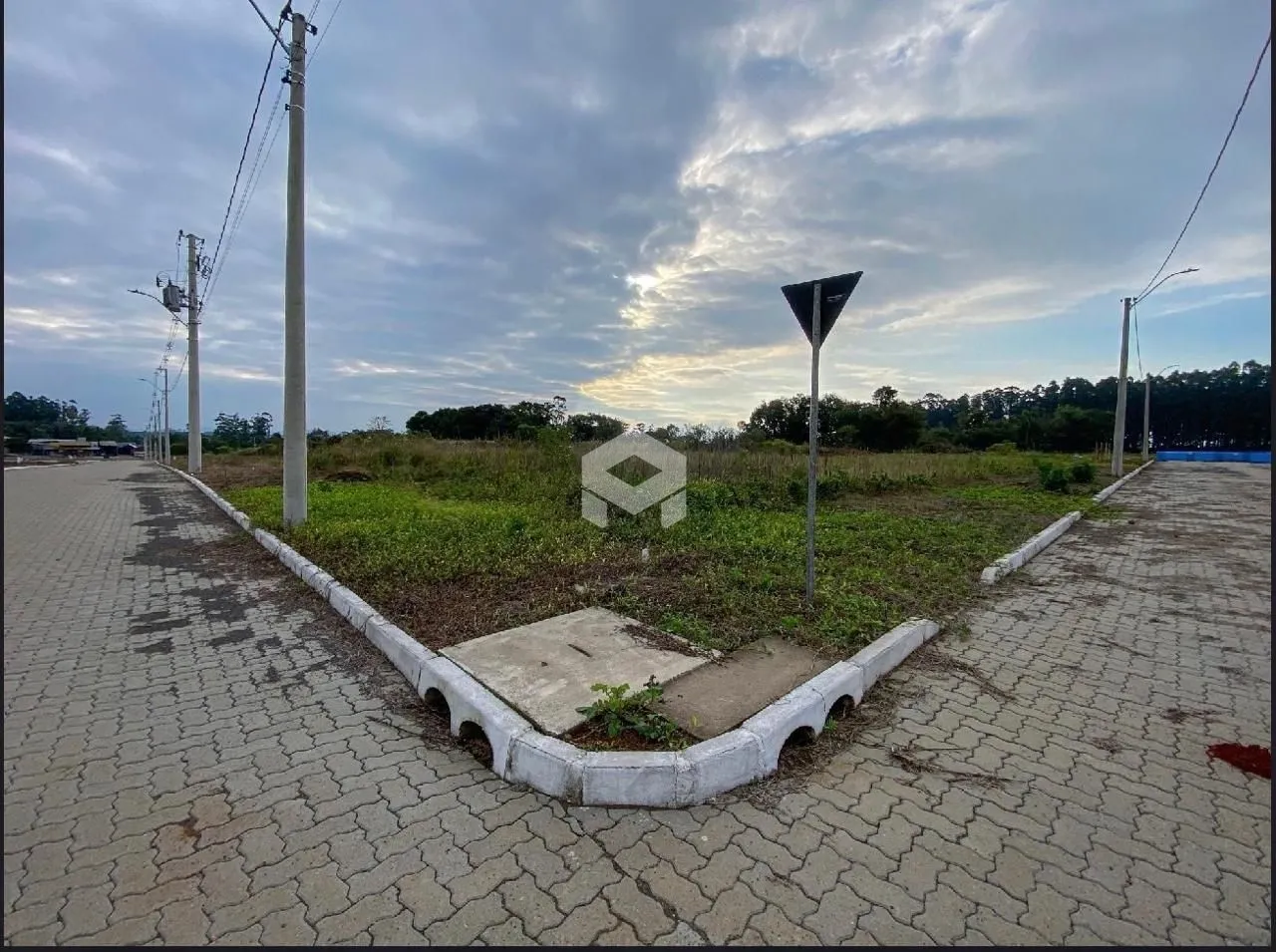 Vista da divisa da propriedade em Lajeado, Brasil.