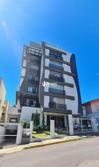 Fachada de um prédio residencial em Lajeado, Brasil.