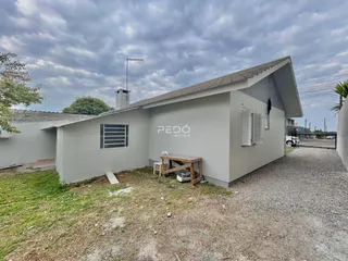 Fachada externa de uma residência em Lajeado, Brasil.