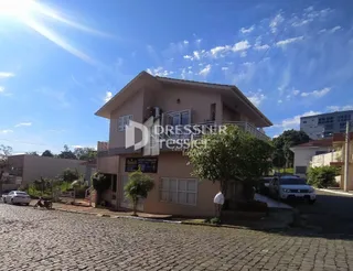 Fachada de uma casa residencial em Lajeado, Brasil.