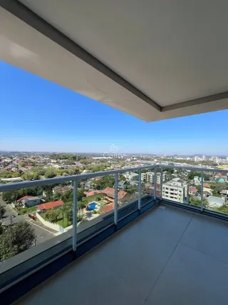 Vista panorâmica da cidade de Lajeado a partir de um terraço.