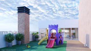 Fachada de uma residência com área de lazer externa em Lajeado, Brasil.