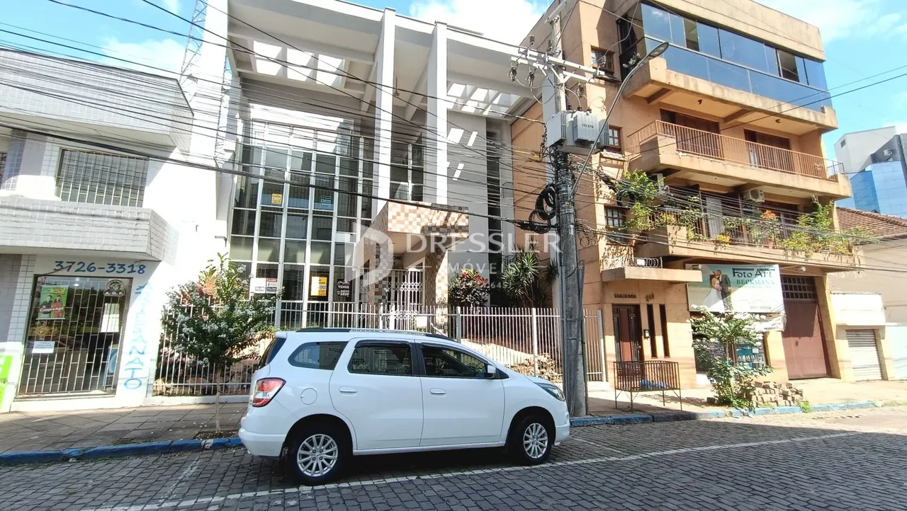 Fachada de um prédio residencial em Lajeado, Brasil.