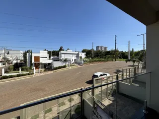 Vista da fachada da propriedade em Lajeado, Brasil, mostrando a rua e o entorno.