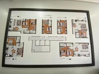 Planta baixa de um apartamento em Lajeado, Brasil.