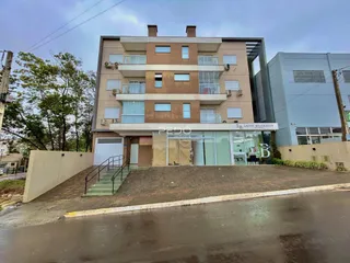 Fachada de um prédio residencial em Lajeado, Brasil.