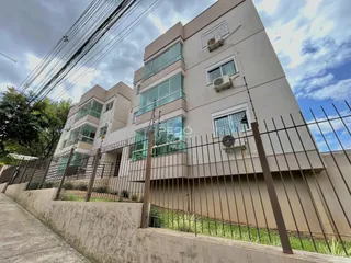 Foto da fachada de um edifício residencial em Lajeado, Brasil.