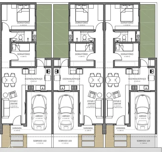 Casa geminada com 2 dormitórios, foto 4