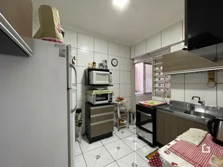 Foto da cozinha de um imóvel em Lajeado, Brasil.