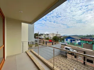 Vista da varanda de uma propriedade em Lajeado, Brasil.