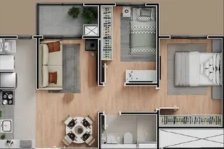 Apartamento com 2 dormitórios, foto 4