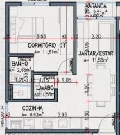 Apartamento com 1 dormitório, foto 4