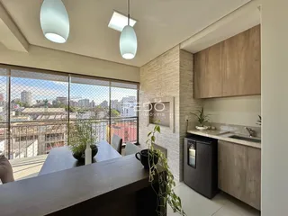 Vista da varanda com vista para a cidade de Lajeado.