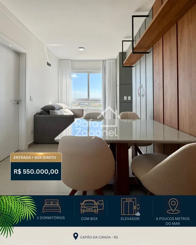 Apartamento com 1 dormitório