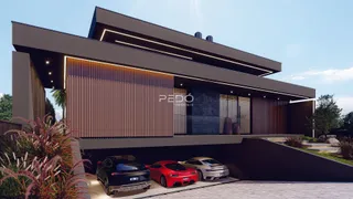 Fachada moderna de uma residência em Lajeado, Brasil.